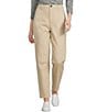 Intro Petite Size Sidney Crop Barrel Leg Pants - Image 1