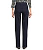 Intro Petite Size Stella Straight Leg Pull-On Denim Pants, Color:Freedom Dark Wash - Image 2