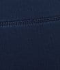 Color:Marine Wash - Image 4 - Petite Size Teri Love the Fit Knit Twill Denim Leggings