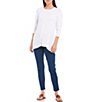 Color:Marine Wash - Image 3 - Petite Size Teri Love the Fit Leggings