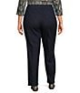 Intro Plus Size Bella Straight Leg Pull-On Denim Pants, Color:Freedom Dark Wash - Image 2