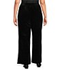 Intro Plus Size Britt Velvet Wide Leg Pull-On Pants - Image 2