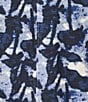 Intro Plus Size Cotton Slub Jersey Abstract Print V-Neck Short Sleeve Tee, Color:Ink Abstract Print - Image 4