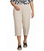 Intro Plus Size Dahlia Pull-On Capri Pants - Image 5