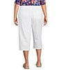Intro Plus Size Dahlia Pull-On Capri Pants - Image 2