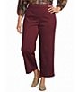 Intro Plus Size Dallas Straight Leg Pull-On Pants - Image 1