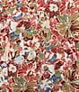 Intro Plus Size Linen-Blend Abstract Floral Print Pull-On Capri Pants - Image 4