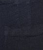 Intro Plus Size Mae Relaxed Pull-On Crop Pants, Color:Dark Wash - Image 4