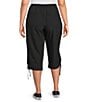 Intro Plus Size Makayla Active Ease Pull-On Straight Leg Capri Pants - Image 4