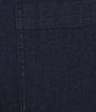 Intro Plus Size Sidney Crop Barrel Leg Denim Pants, Color:Dark Wash - Image 4
