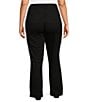 Intro Plus Size Stella Boot Leg Pull-On Pant, Color:Ebony Black - Image 2