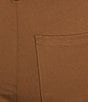 Intro Plus Size Stella Ponte Knit Straight Leg Pull-On Pants, Color:Saddle - Image 4