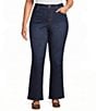 Intro Plus Size Stevie Flare Pull-On Ankle Pants - Image 1