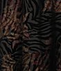 Intro Plus Size Velvet Floral Burnout Split V-Neck Long Sleeve Top - Image 4
