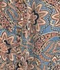 Intro Plus Size Woven Printed Point Collar Long Sleeve Button Front Placket Blouse - Image 4