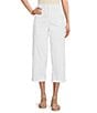 Intro Ricky Relaxed Crop Pants, Color:Bright White - Image 1