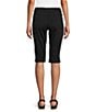 Intro Rivet Trim Flower Skimmer Shorts, Color:Ebony Black - Image 2