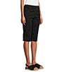 Intro Rivet Trim Flower Skimmer Shorts, Color:Ebony Black - Image 3
