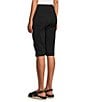Intro Rivet Trim Flower Skimmer Shorts, Color:Ebony Black - Image 4