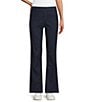 Intro Stella Denim Flat Front Boot-Leg Pull-On Pants, Color:Freedom Dark Wash - Image 1