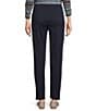 Intro Stella Double Knit Slim Straight Leg Pull-On Pants - Image 2