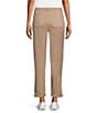 Intro Stretch Twill Embroidered Slim Roll Cuff Ankle Pants - Image 2