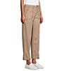 Intro Stretch Twill Embroidered Slim Roll Cuff Ankle Pants - Image 3