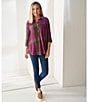 Intro Teri Love the Fit Leggings, Color:Marine Wash - Image 5