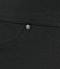 Intro Teri Suave Knit Tummy Control Waist Baby Boot Leg Pull-On Pants, Color:Ebony Black - Image 6