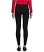 Color:Ebony Black - Image 2 - Tummy Control Panel Brushed Inside Love the Fit Pull-On Leggings