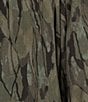 Intro Woven Olive Sprig Embroidered Y-Neck 3/4 Cuffed Sleeve Button Front Shirt - Image 4