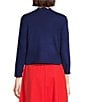 Investments 3/4 Sleeve Scallop Edge Open Front Cardigan - Image 2