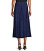 Investments Bellwether Patch Pull-On A-Line Midi Skirt, Color:Bellwether Patch - Image 2