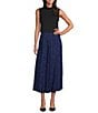 Investments Bellwether Patch Pull-On A-Line Midi Skirt, Color:Bellwether Patch - Image 3