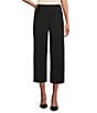 Investments Black Park Ave Pull-On Wide Leg Crop Pants, Color:Black - Image 1