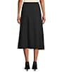 Investments Black Pull-On Midi Skirt, Color:Black - Image 2