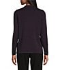 Investments Blackberry Zig-Zag Mock Neck Pullover Long Sleeves Top - Image 2