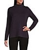 Investments Blackberry Zig-Zag Mock Neck Pullover Long Sleeves Top - Image 1
