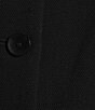 Investments Boat Neck Button Front 3/4 Sleeve Pique Coordinating Jacket - Image 4