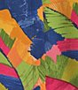 Investments Caroline Signature Leafy Sketch V-Neck 3/4 Sleeve Button Front Top, Color:Leafy Sketch - Image 4