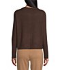Investments Coffee Bean Long Sleeve Crew Neck Top, Color:Coffee Bean - Image 2