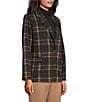Investments Large Windowpane Long Sleeve One Button Notch Lapel Blazer, Color:Large Windowpane - Image 5