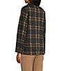 Investments Large Windowpane Long Sleeve One Button Notch Lapel Blazer, Color:Large Windowpane - Image 6