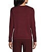Investments Long Sleeve Button Cuff Crew Neck Sweater - Image 2