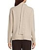 Investments Long Sleeve Scarf Sweater - Image 2