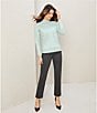 Investments Medium Gray Heather Pintuck Slim Leg Pants, Color:Medium Gray Heather - Image 5