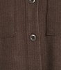 Investments Modern Ease Long Sleeve Button Front Herringbone Knit Jacket - Image 4