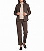 Investments Modern Ease Pull On Herringbone Knit Pants - Image 3