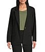 Investments Performance Traveler Long Sleeve One Button Notch Lapel Blazer - Image 1