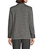 Investments Petite Melange Long Sleeve One Button Notch Lapel Blazer, Color:Melange - Image 2